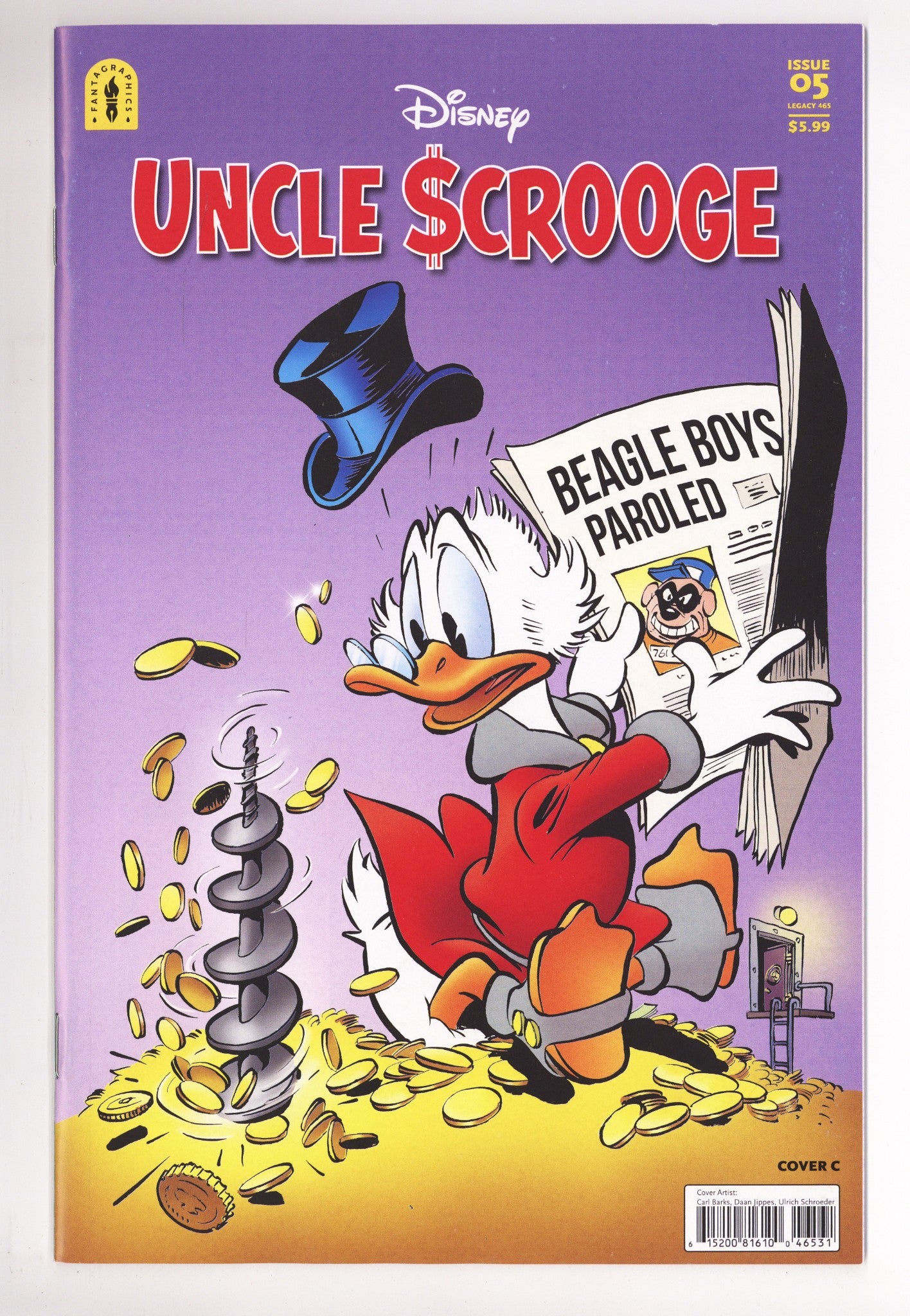 Uncle Scrooge Legacy 465 Barks Incentive VF/NM (2025)