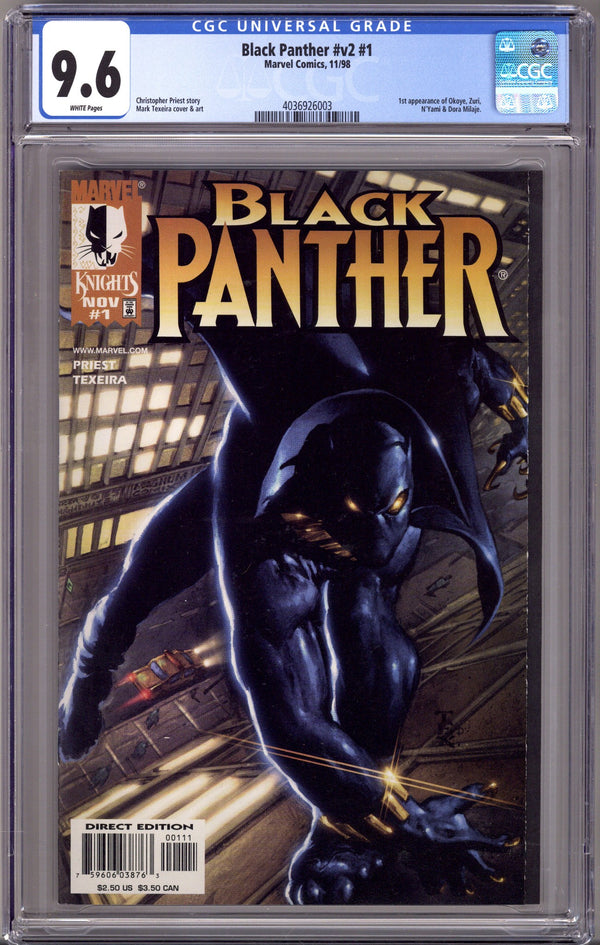 Black Panther Vol 2 1 CGC 9.6 (NM+) (1998)