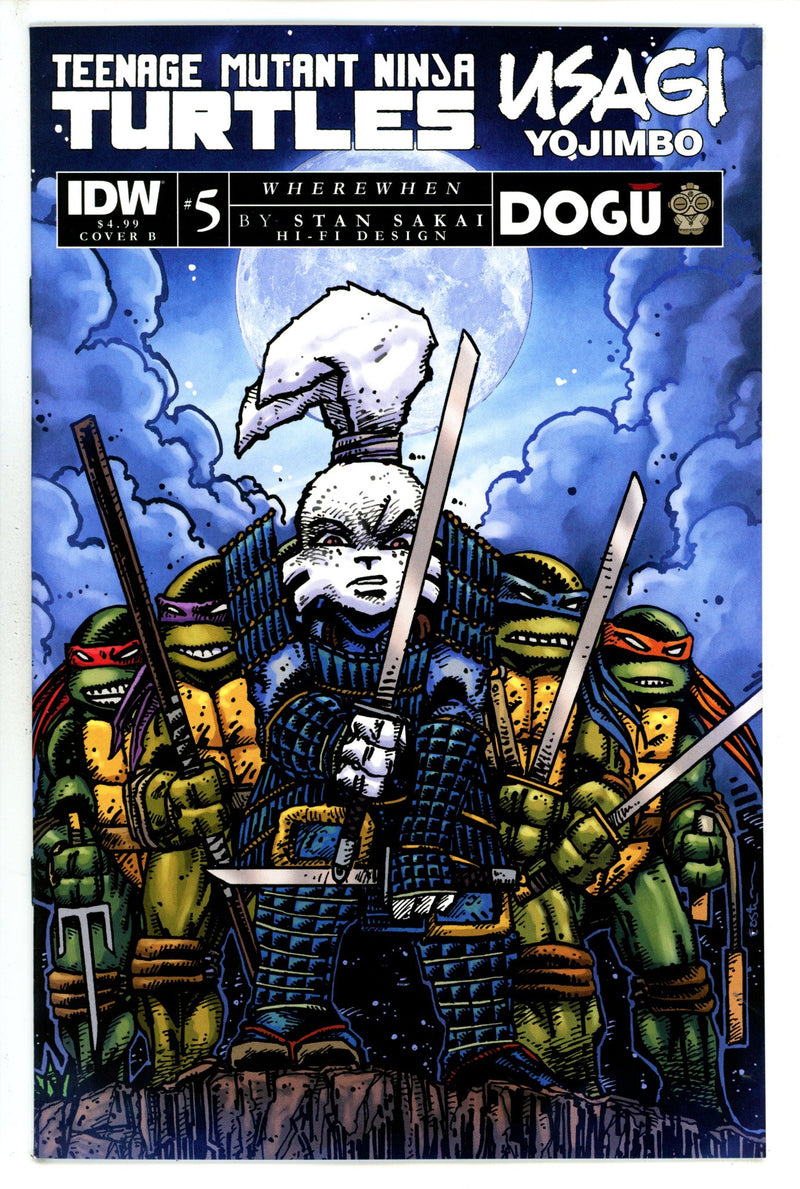 Teenage Mutant Ninja Turtles Usagi Yojimbo Wherewhen 5 Eastman Variant (2023)