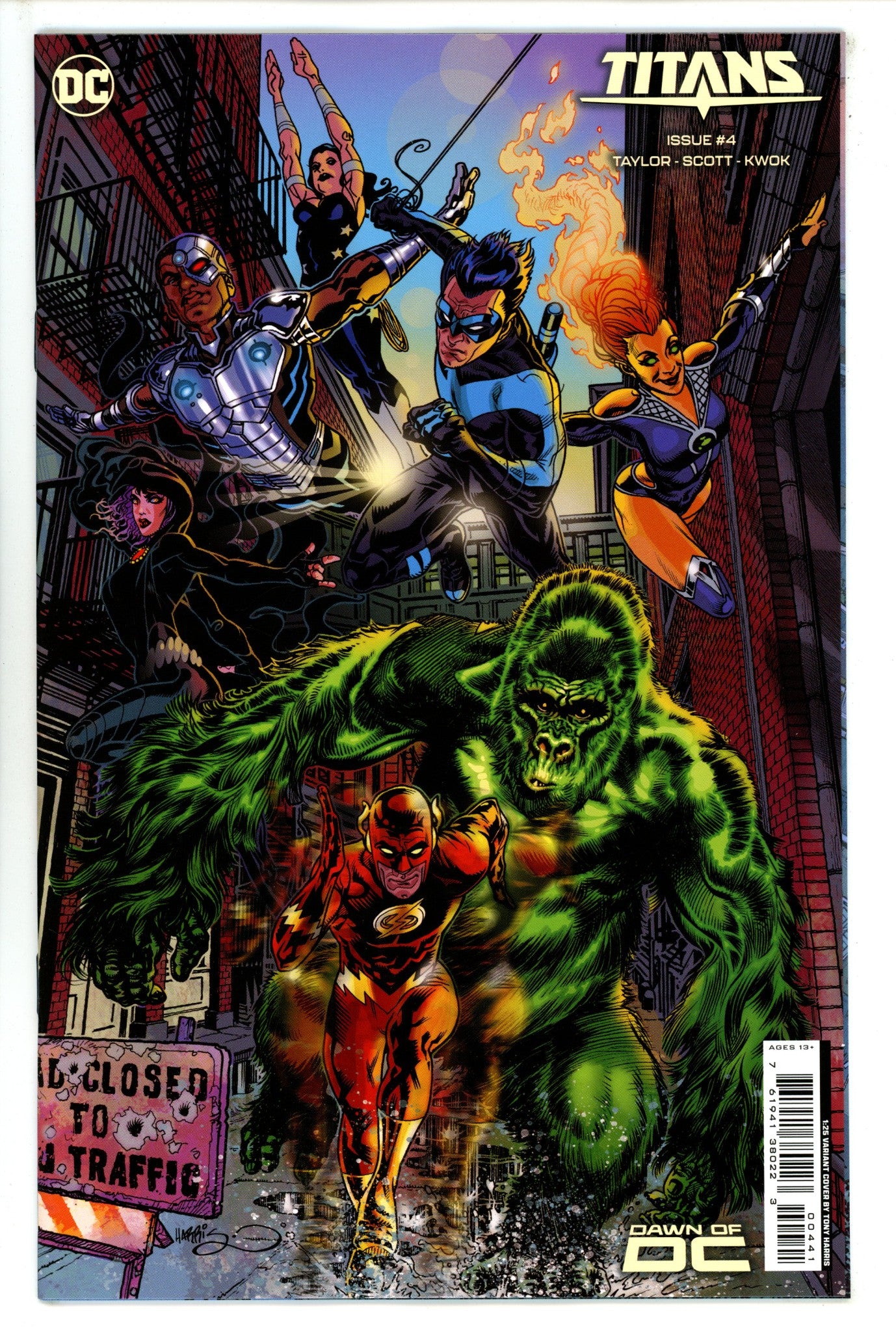 Titans Vol 4 4 Harris Incentive Variant NM+ (2023)