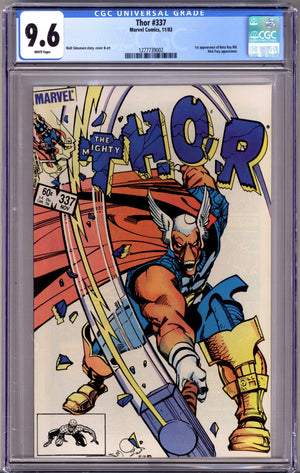 Thor Vol 1 337 CGC 9.6 (NM+)   (1983)
