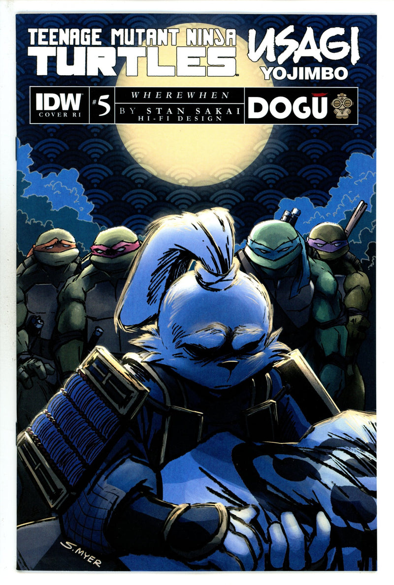 Teenage Mutant Ninja Turtles Usagi Yojimbo Wherewhen 5 Myer Incentive Variant NM- (2023)