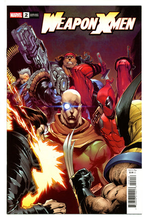 Weapon X-Men 2 Sandoval Incentive Variant NM- (2025)