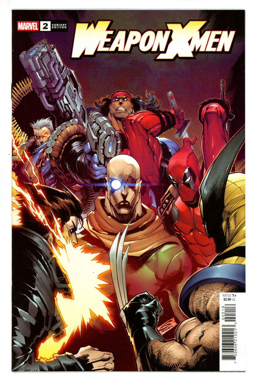 Weapon X-Men 2 Sandoval Incentive Variant NM- (2025)
