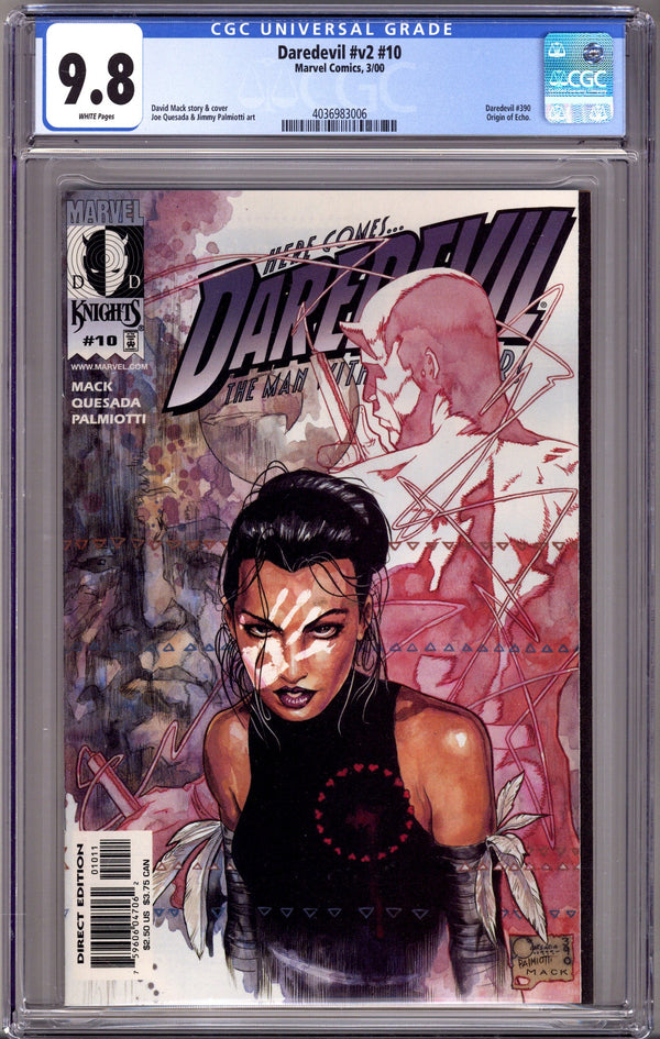 Daredevil Vol 2 10 CGC 9.8 (NM/M) (2000)