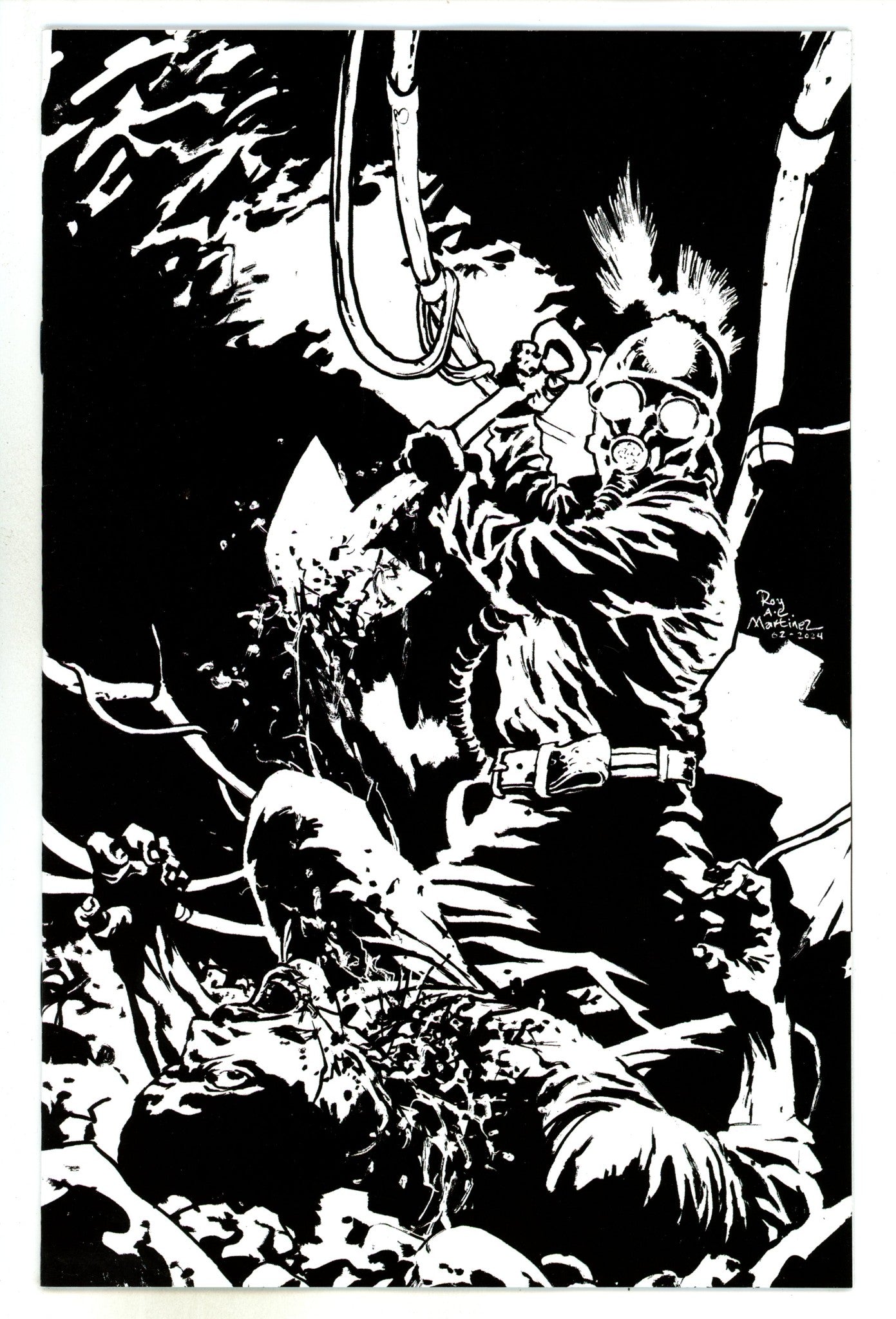 Valentine Bluffs Massacre 3 B&W Virgin Variant (2024)