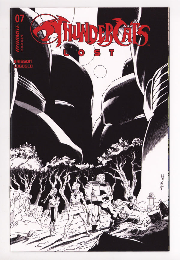 Thundercats Lost 7 Shalvey B&W Incentive (2025)