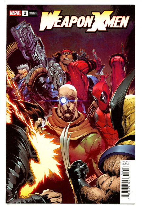 Weapon X-Men 2 Sandoval Incentive Variant NM (2025)