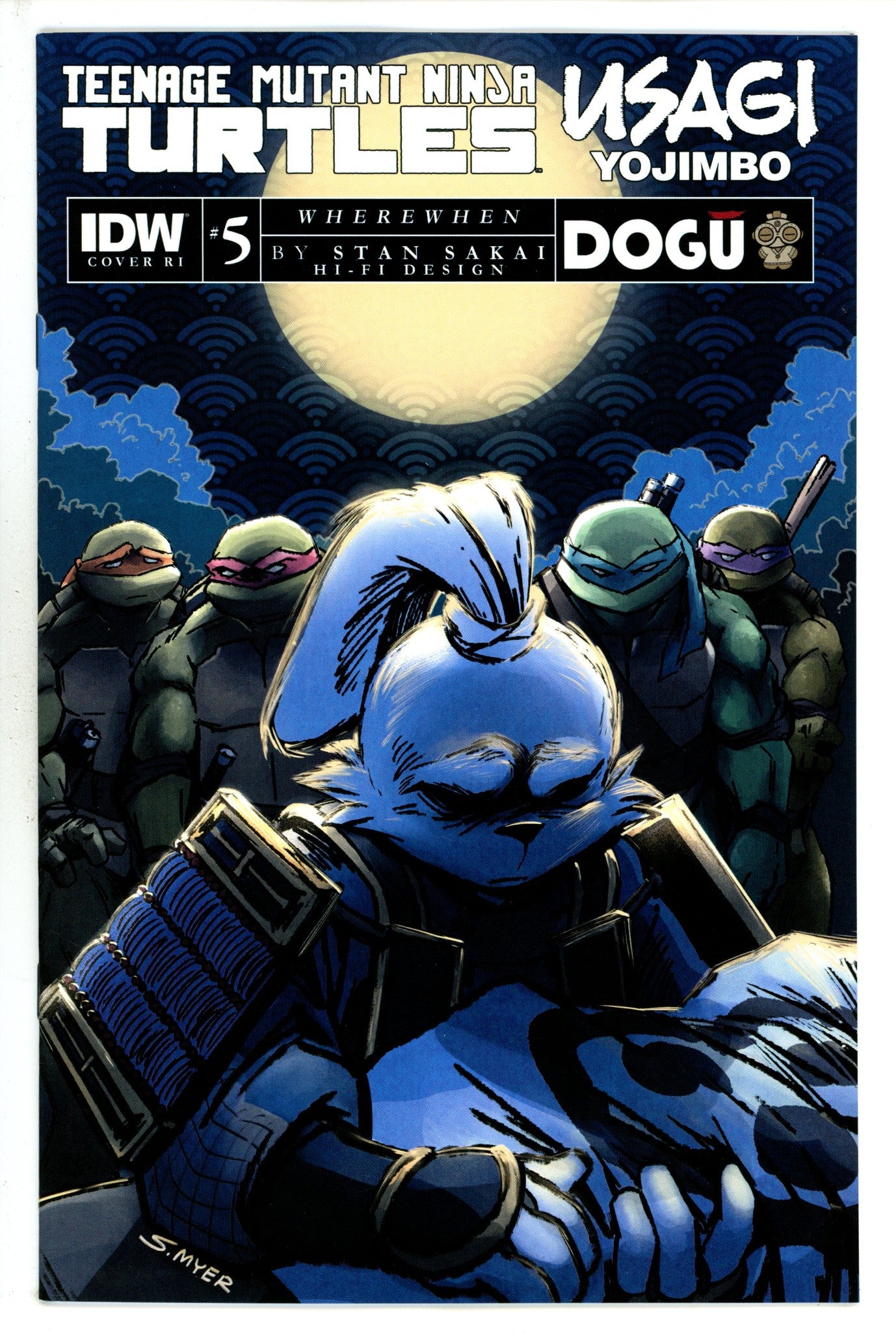 Teenage Mutant Ninja Turtles Usagi Yojimbo Wherewhen 5 Myer Incentive Variant NM (2023)