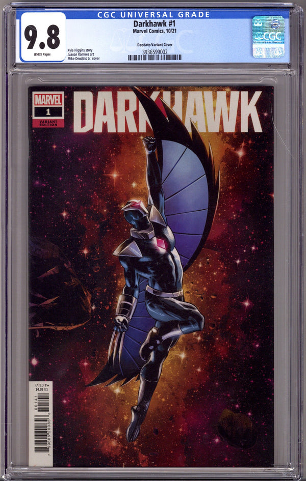 Darkhawk Vol 2 1 CGC 9.8 (NM/M) (2021) Deodato Incentive Variant