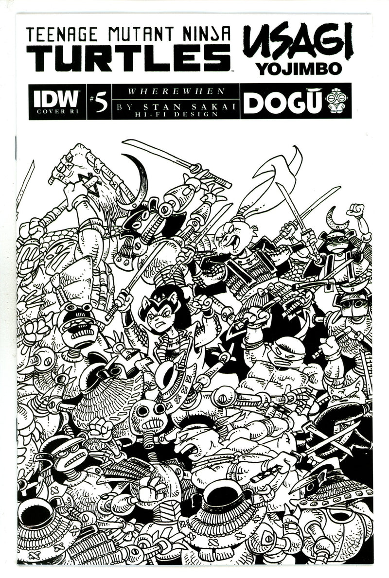 Teenage Mutant Ninja Turtles Usagi Yojimbo Wherewhen 5 Sakai Incentive Variant NM- (2023)