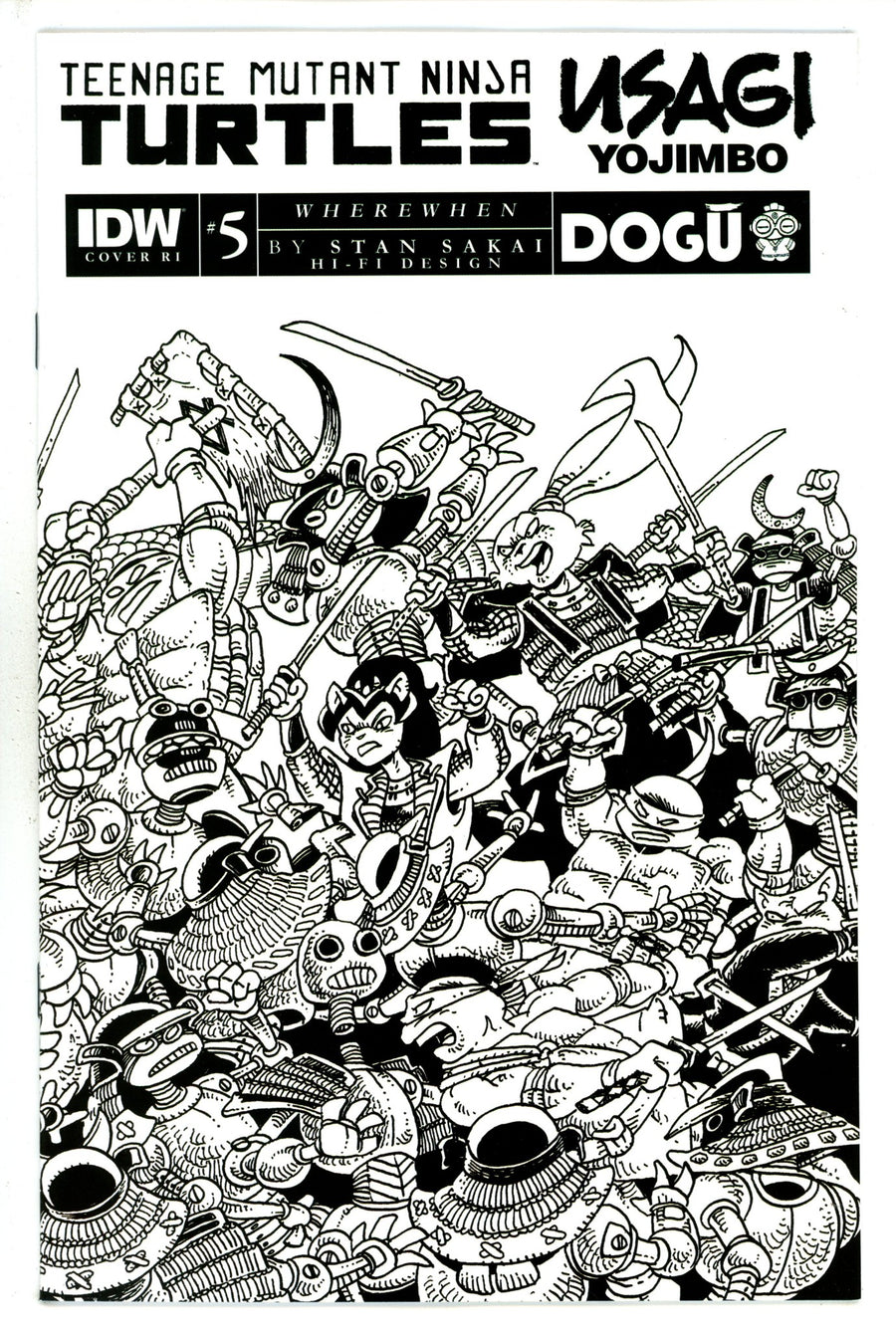 Teenage Mutant Ninja Turtles Usagi Yojimbo Wherewhen 5 Sakai Incentive Variant NM- (2023)