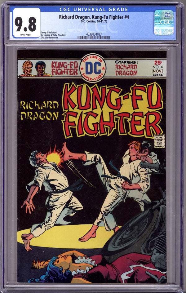 Richard Dragon, Kung-Fu Fighter 4 CGC 9.8 (NM/M) (1975)