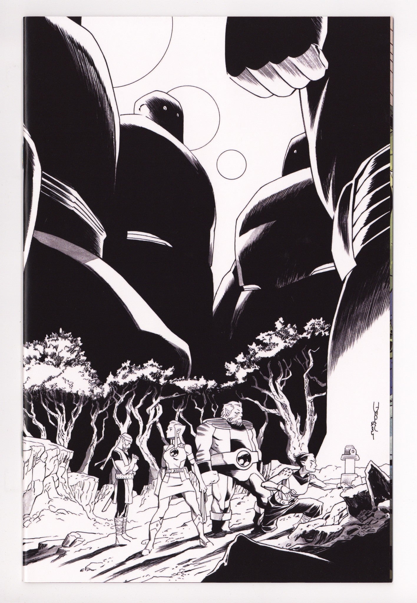 Thundercats Lost 7 Shalvey B&W Virgin Incentive (2025)