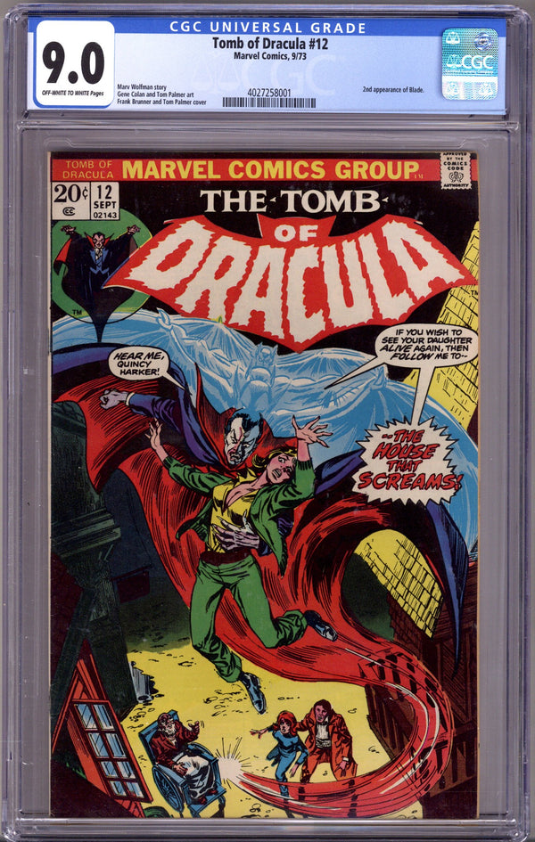 Tomb of Dracula Vol 1 12 CGC 9.0 (VF/NM)   (1973)