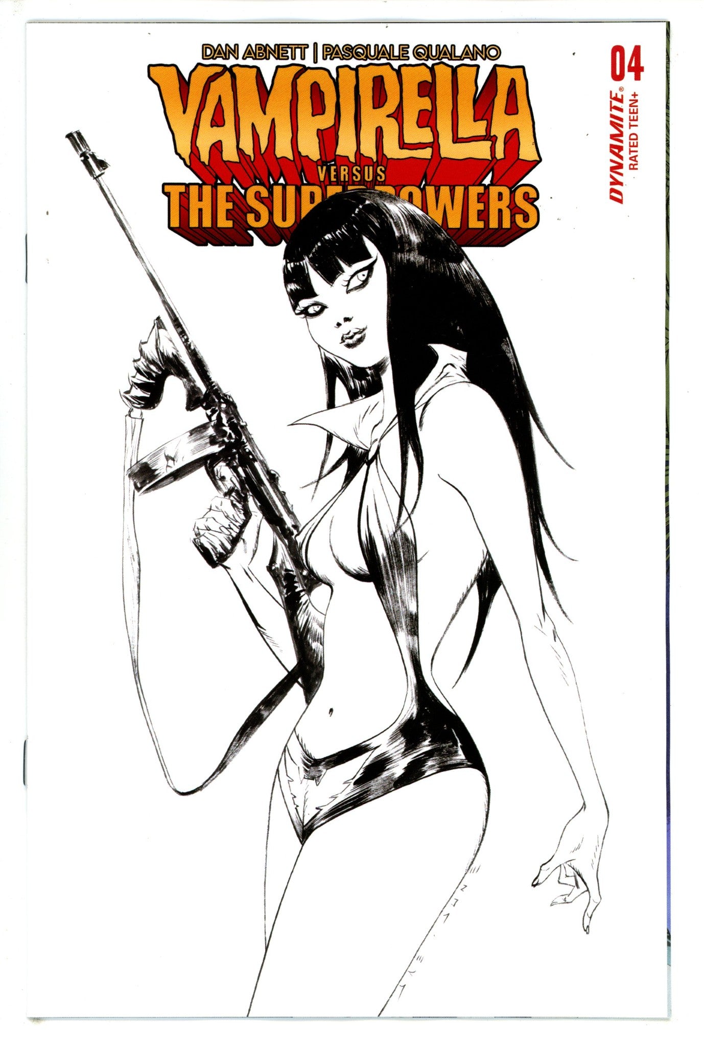 Vampirella Vs Superpowers 4 Lee B&W Incentive Variant (2023)