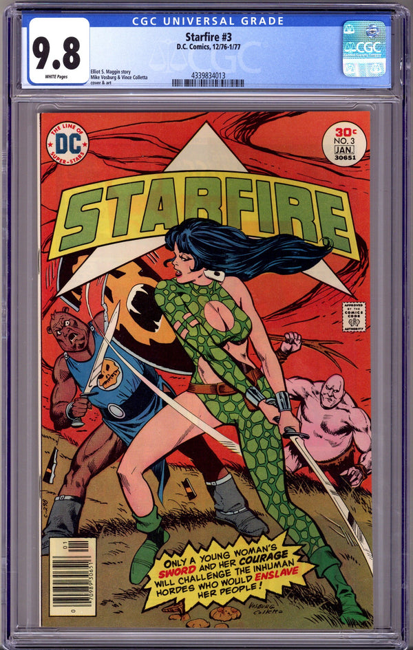 Starfire Vol 1 3 CGC 9.8 (NM/M) (1976)