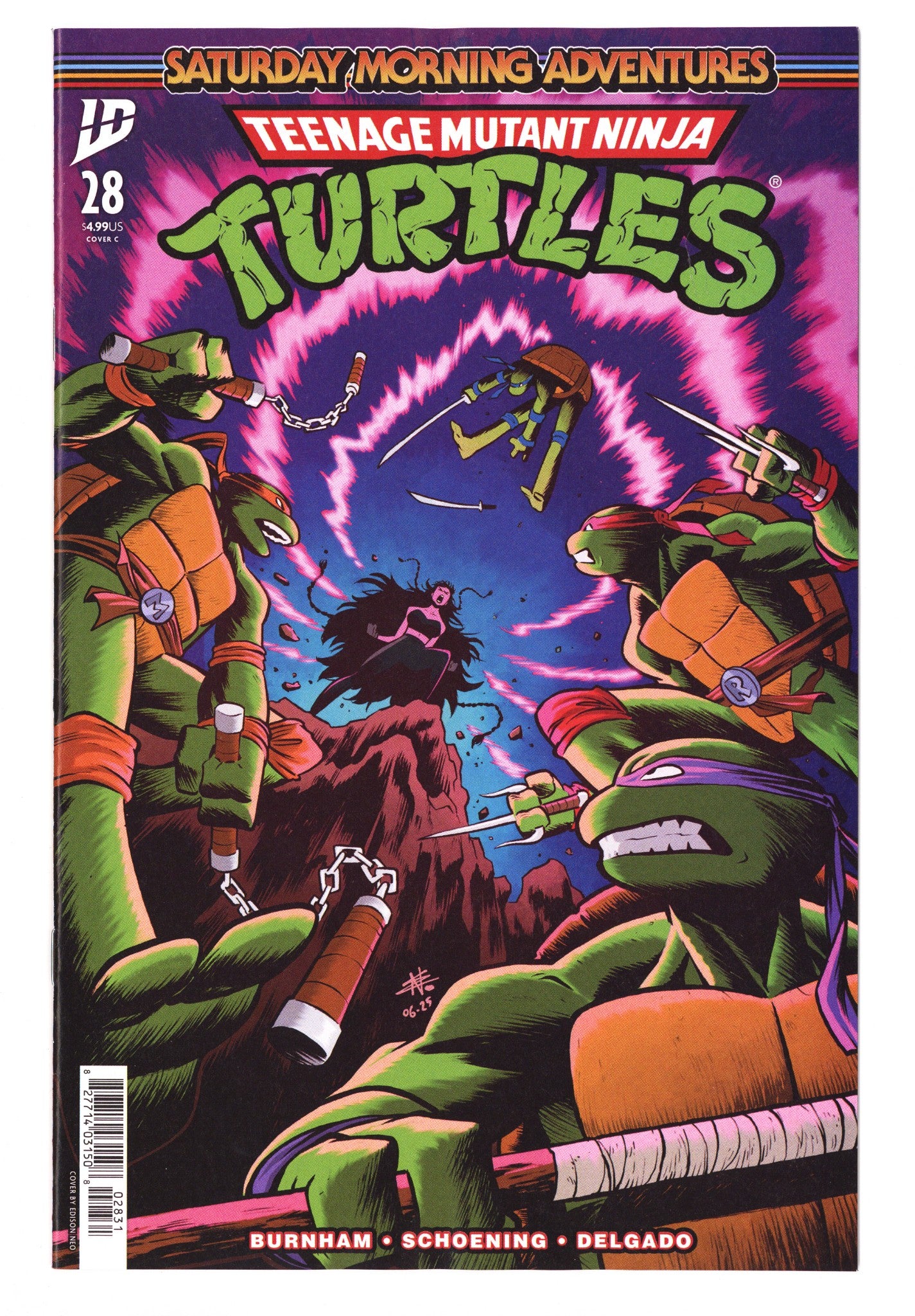 Teenage Mutant Ninja Turtles: Saturday Morning Adventures 28 Neo Variant (2025)