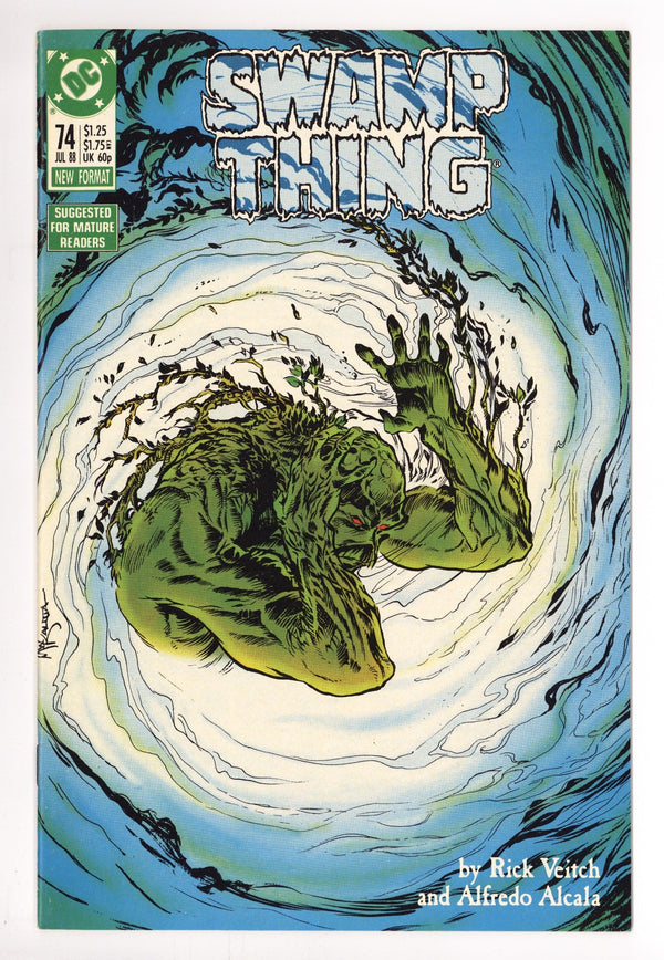 Swamp Thing Vol 2 74  Mid Grade   (1988)