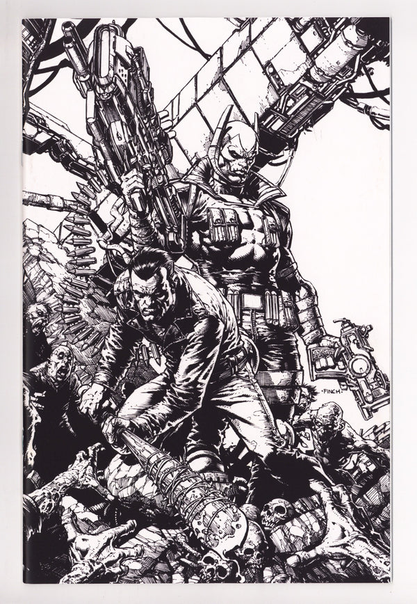 Walking Dead Deluxe 124 Finch B&W Virgin Variant (2025)