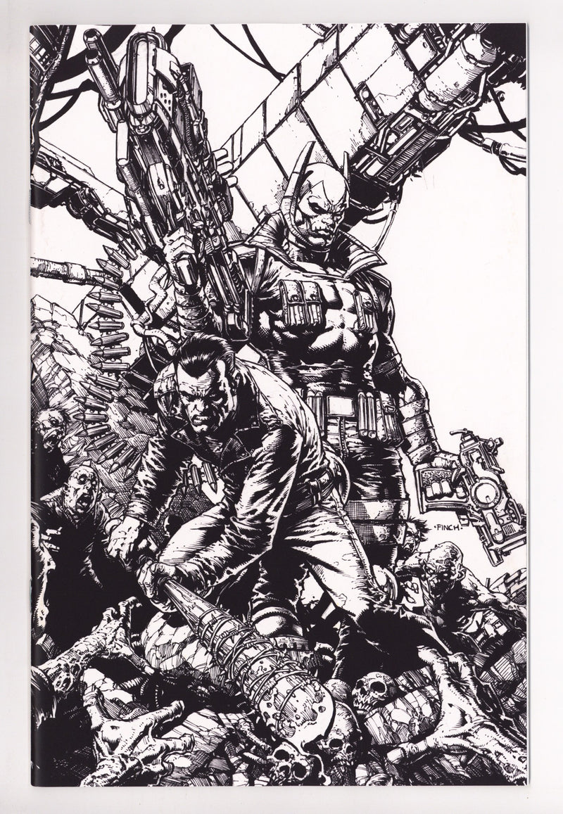 Walking Dead Deluxe 124 Finch B&W Virgin Variant (2025)