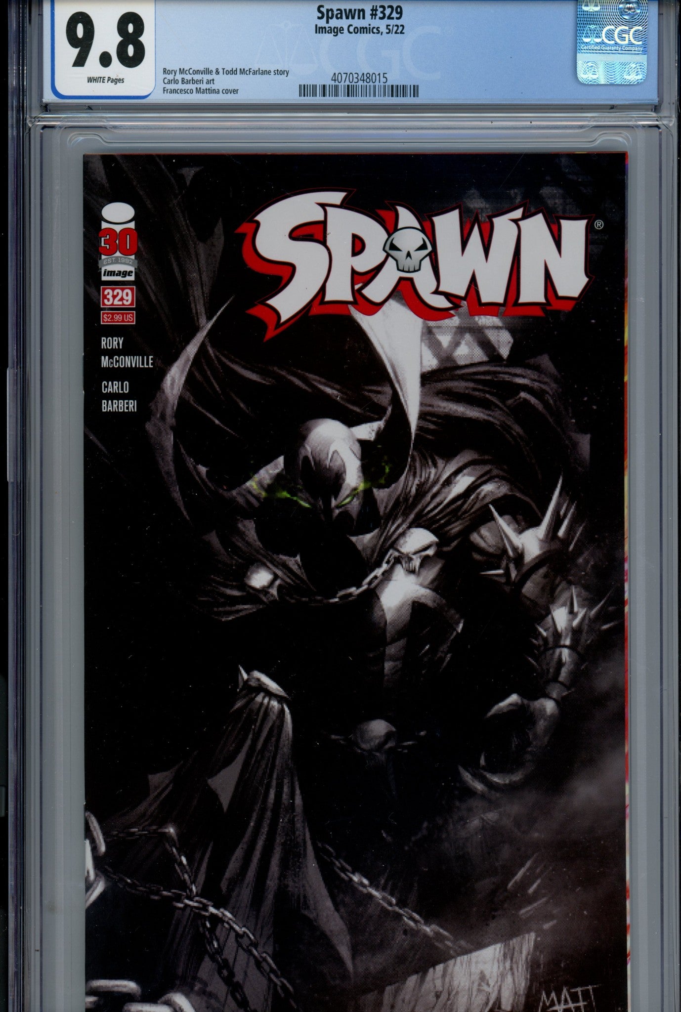 Spawn 329 CGC 9.8 (NM/M) (2022) 