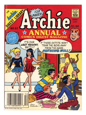 Archie Annual Digest 52 Low Grade (1988) Canadian Price Variant