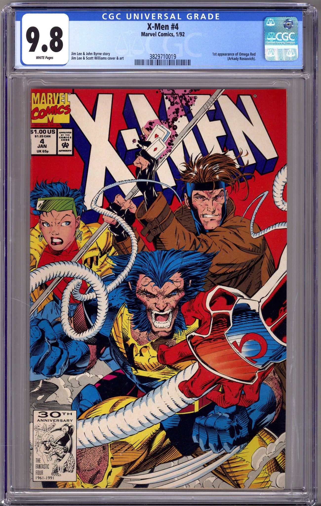 X-Men Vol 1 4 CGC 9.8 (NM/M) (1992) 
