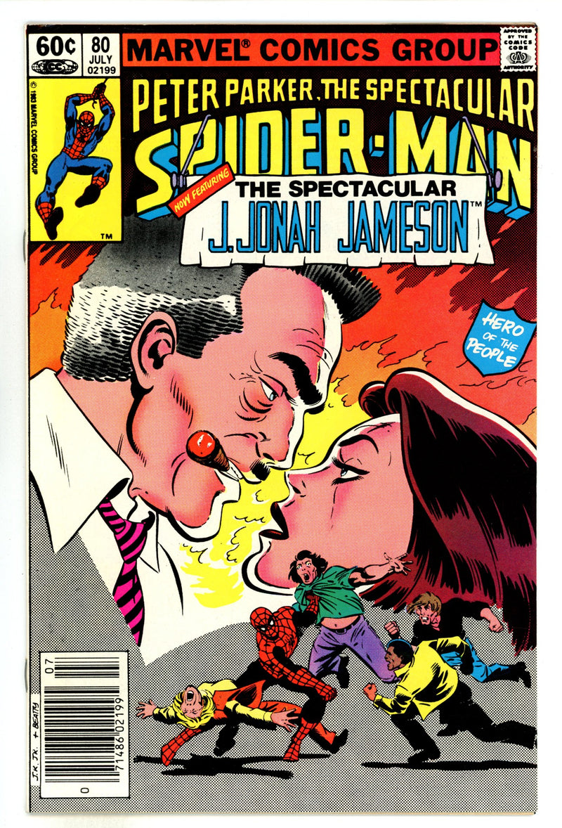 The Spectacular Spider-Man Vol 1 80  VF+ (8.5)  (1983)  Newsstand  