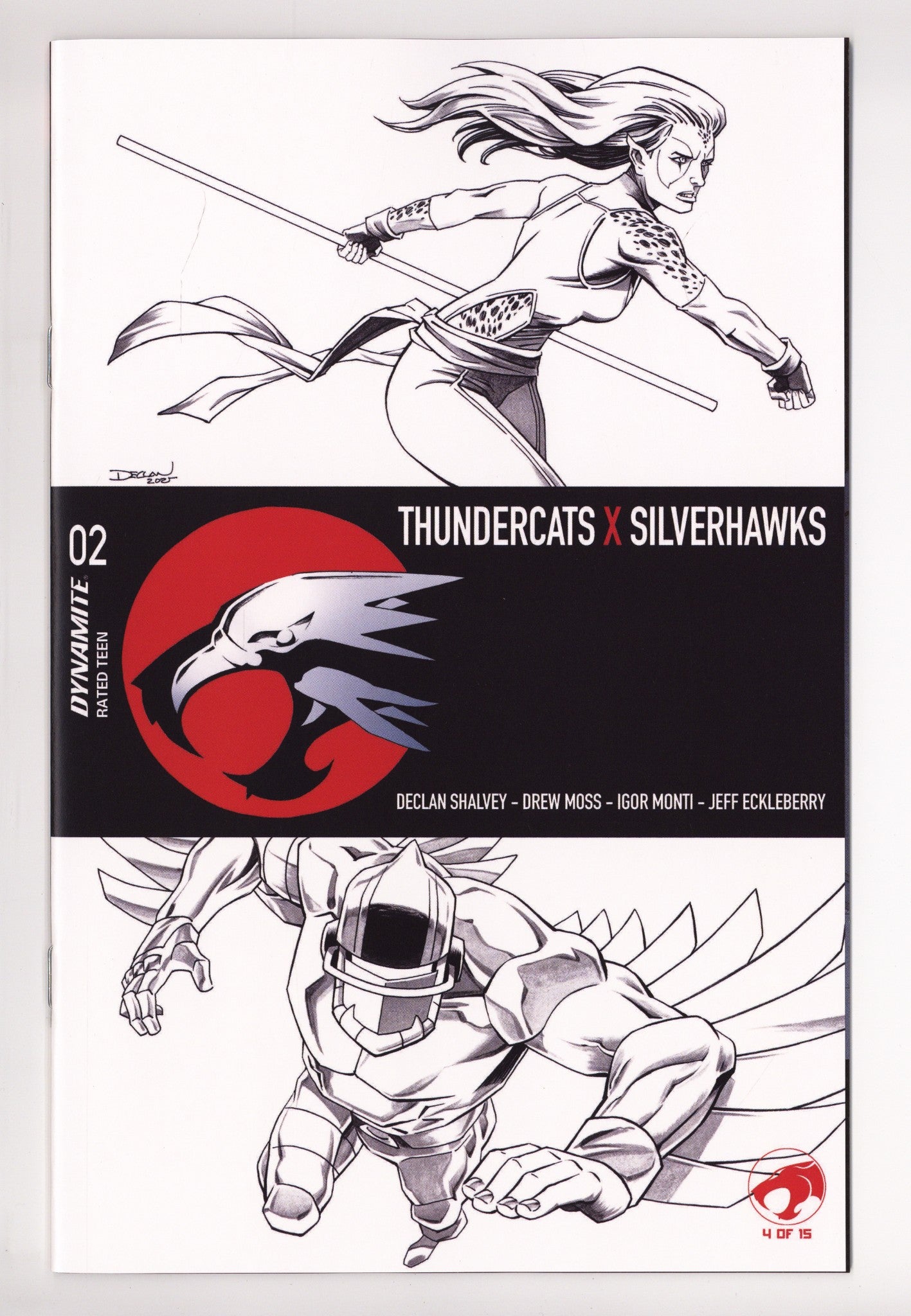 Thundercats X Silverhawks 2 Shalvey B&W Variant (2026)
