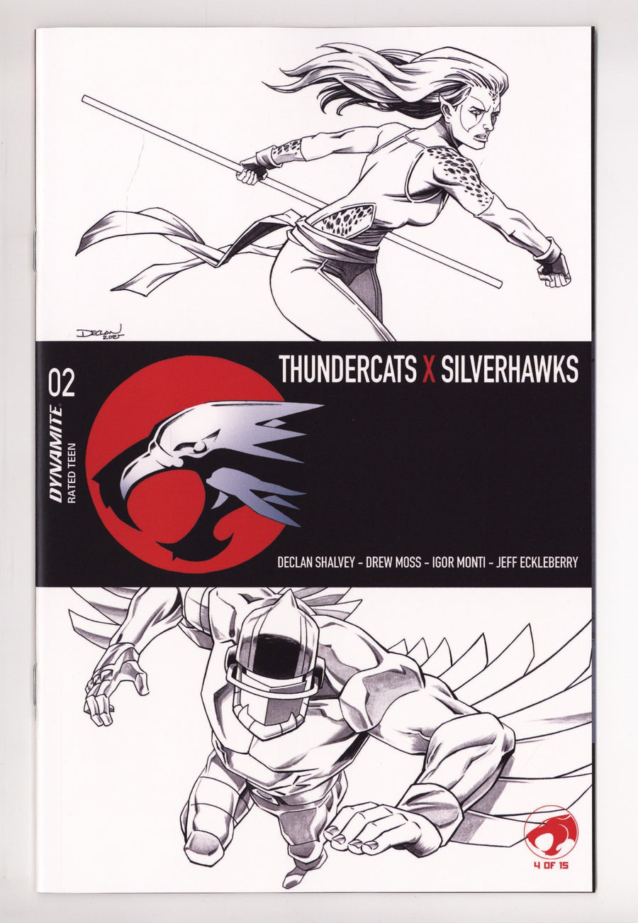 Thundercats X Silverhawks 2 Shalvey B&W Variant (2026)