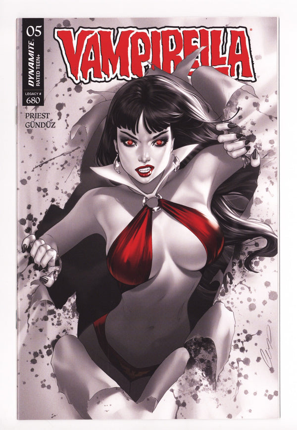 Vampirella Vol 8 5 Chatzoudis B&W Incentive (2025)