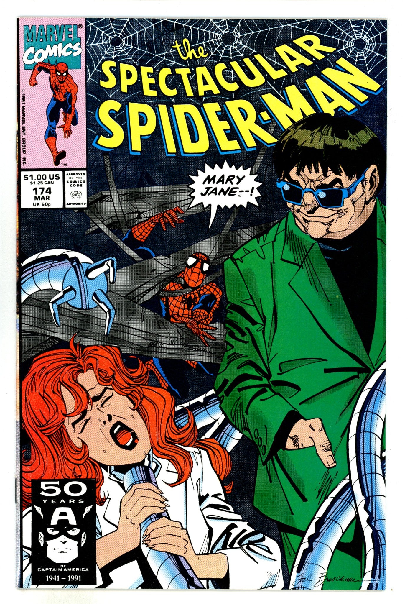 The Spectacular Spider-Man Vol 1 174 NM- (9.2) (1991) 