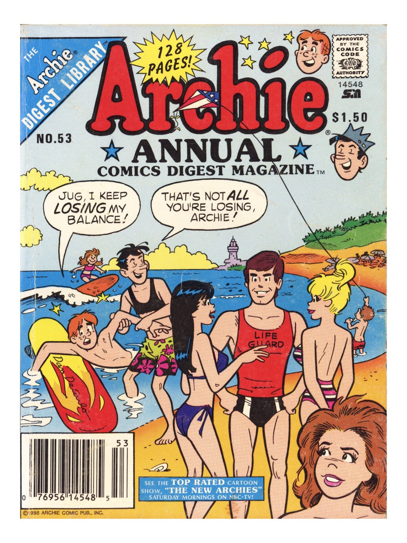 Archie Annual Digest 53 Low Grade (1988) Canadian Price Variant 