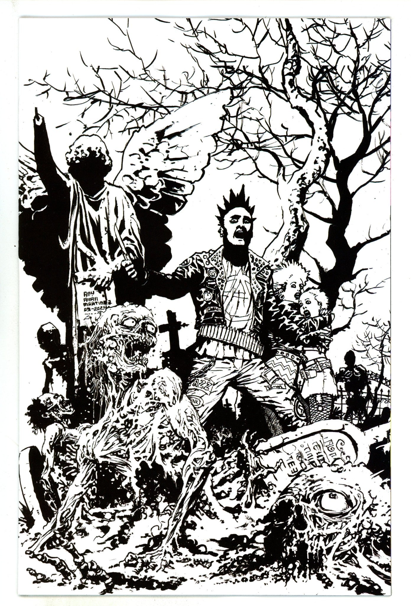 Return Of The Living Dead 4 Martinez B&W Variant (2025)