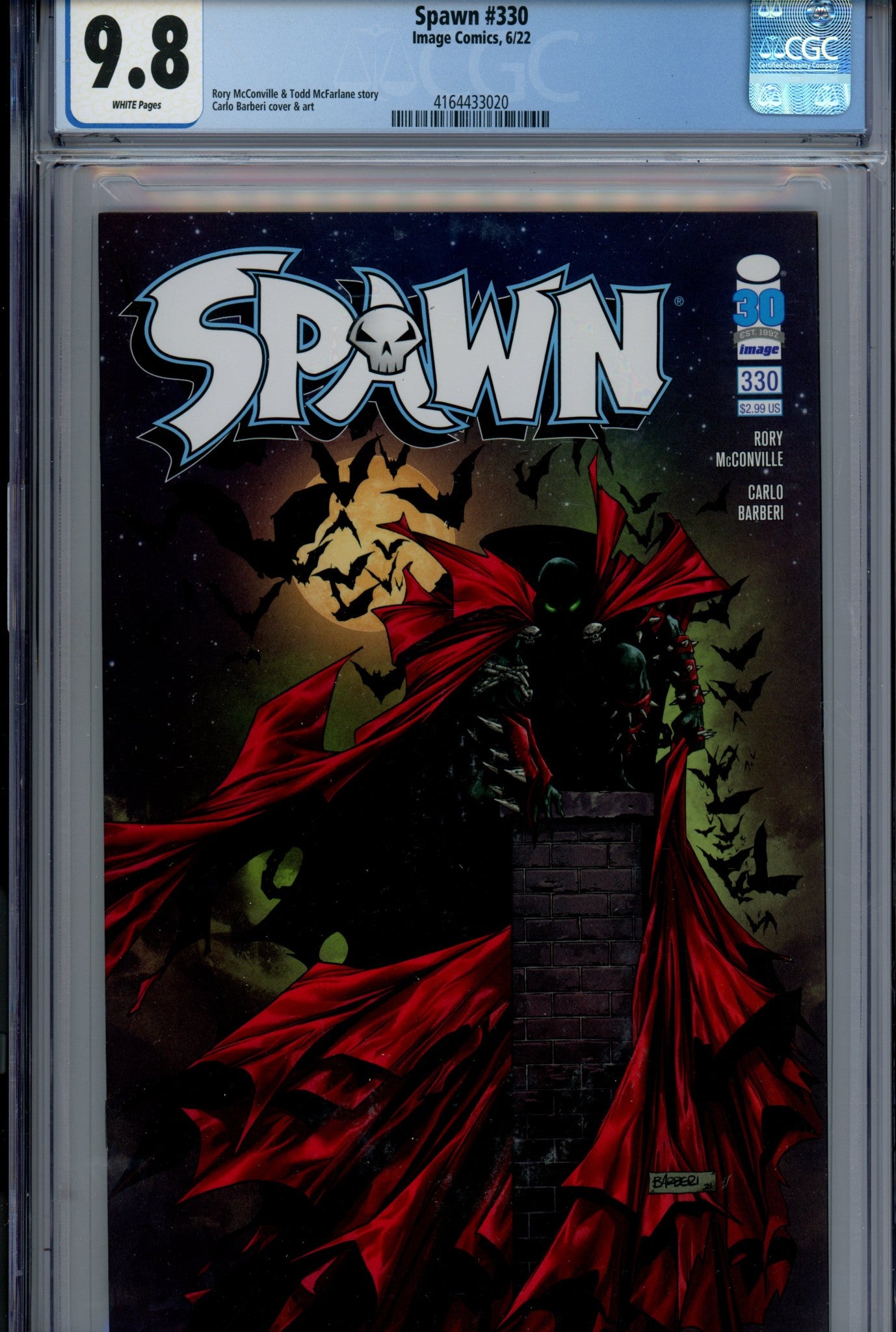 Spawn 330 CGC 9.8 (NM/M) (2022) 