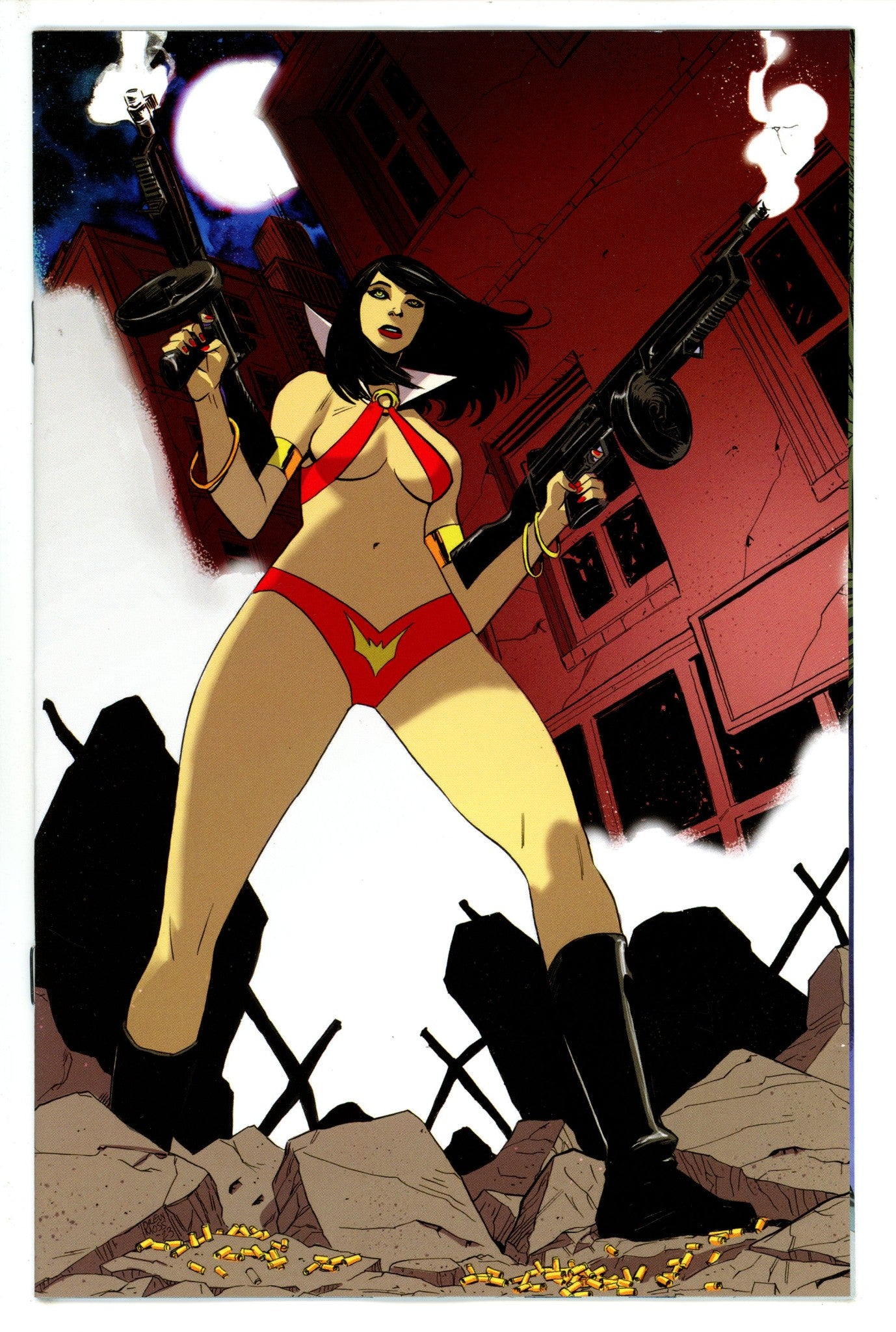 Vampirella Vs Superpowers 4 Moss Virgin Incentive Variant (2023)