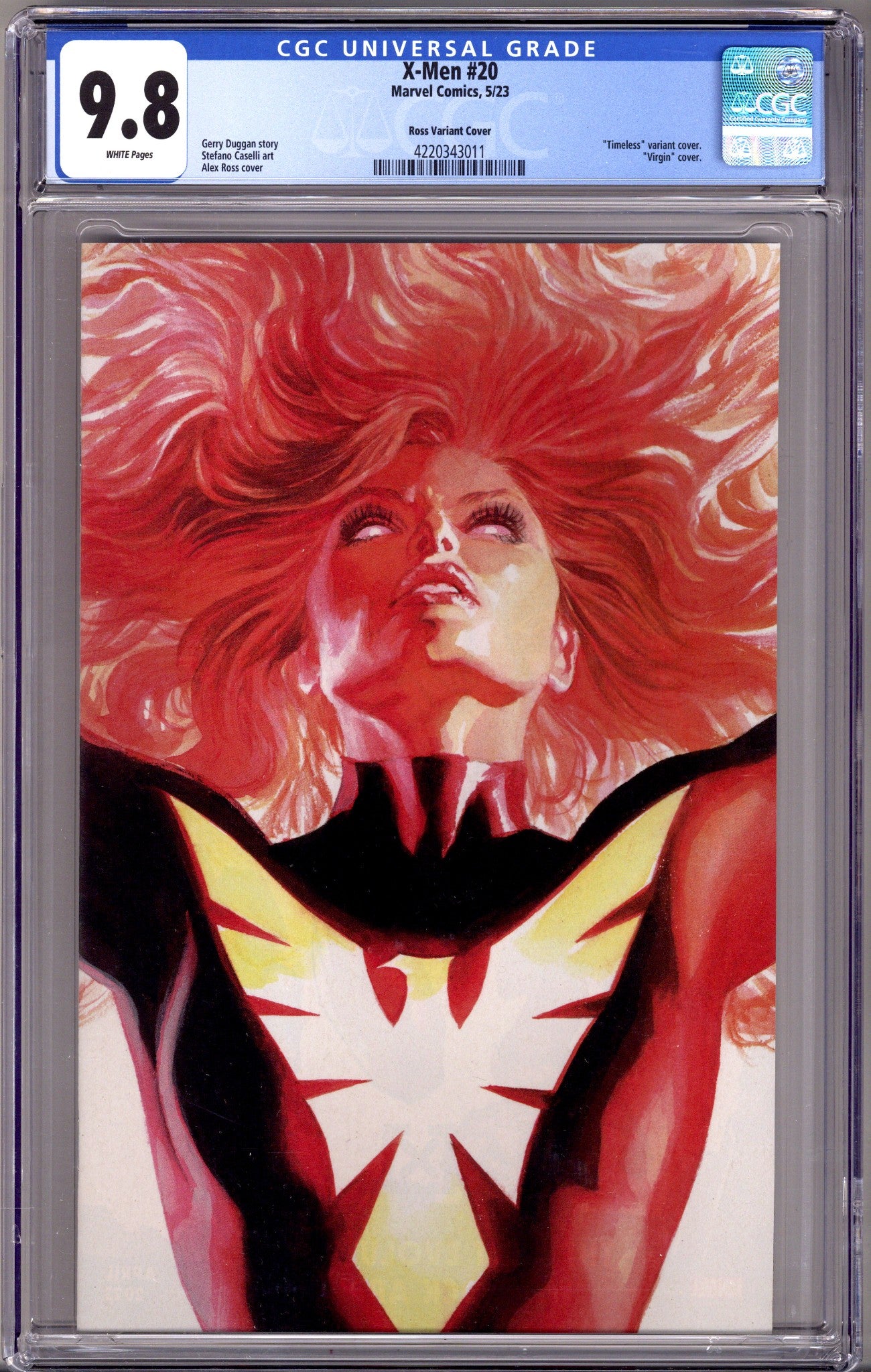 X-Men Vol 5 20 CGC 9.8 (NM/M) (2023) Ross Timless Variant 