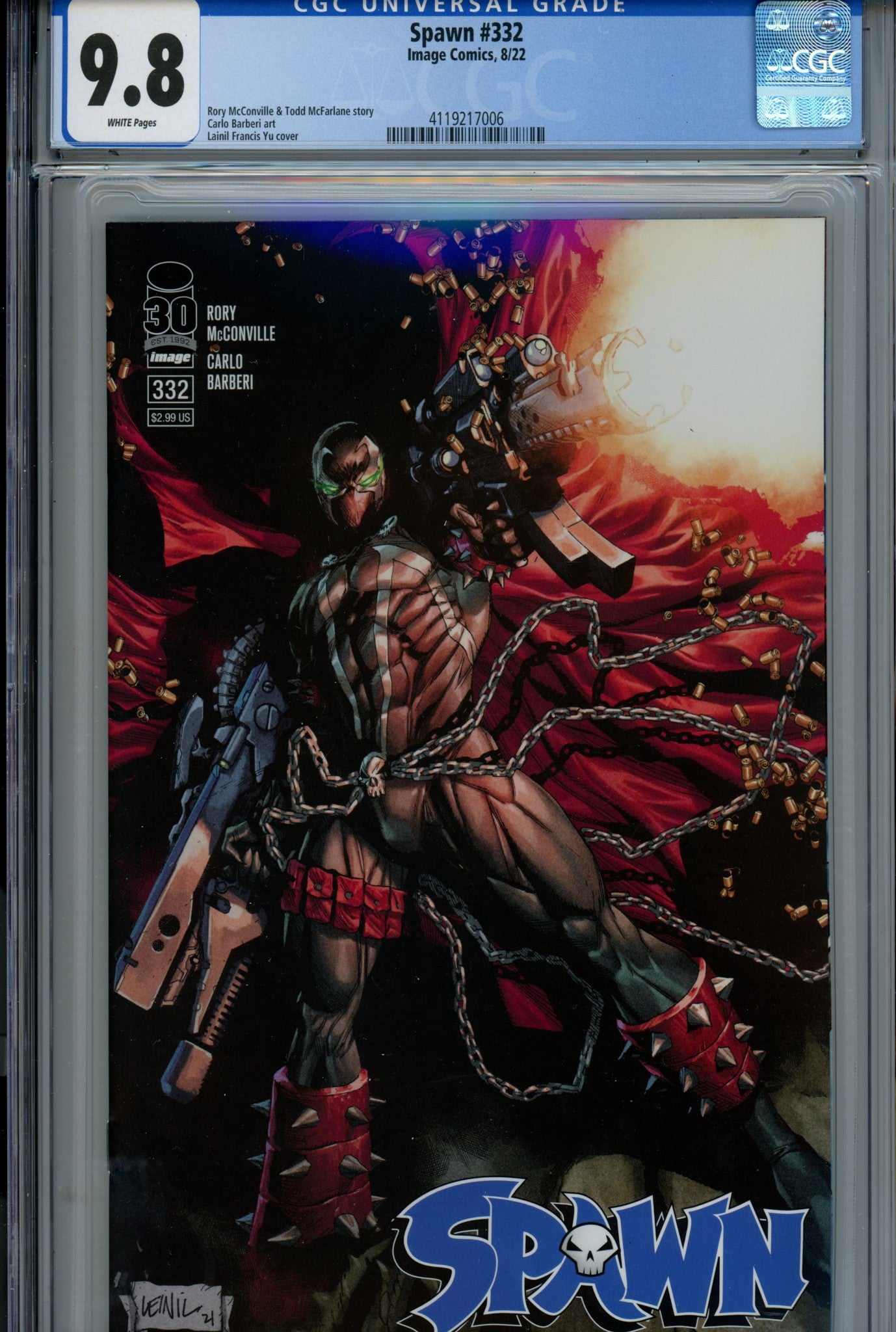 Spawn 332 CGC 9.8 (NM/M) (2022) 