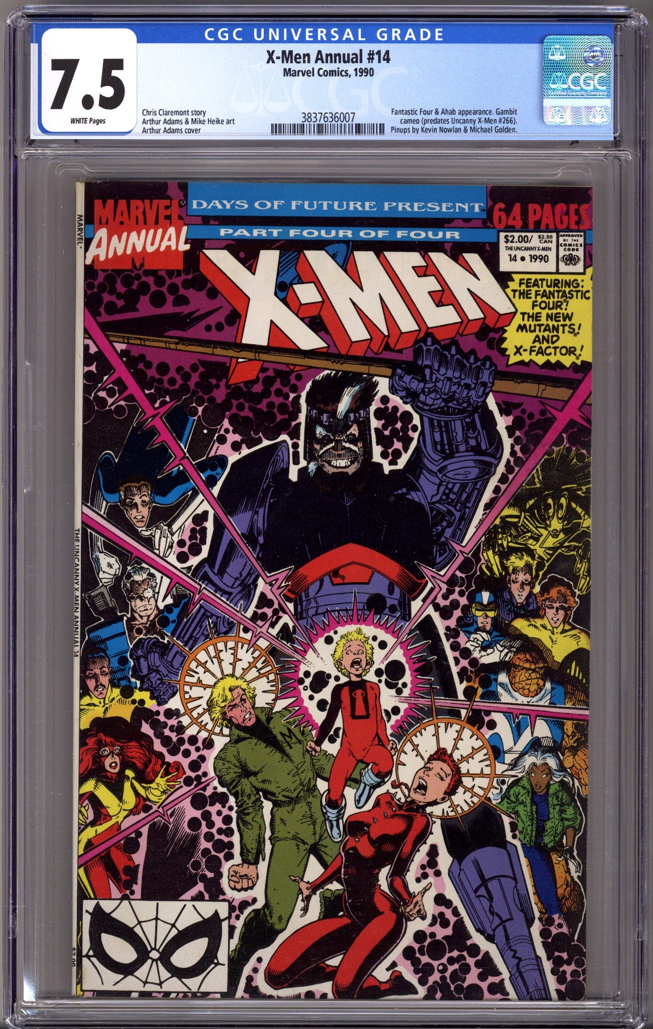 X-Men Annual Vol 1 14 CGC 7.5 (VF-) (1990) 