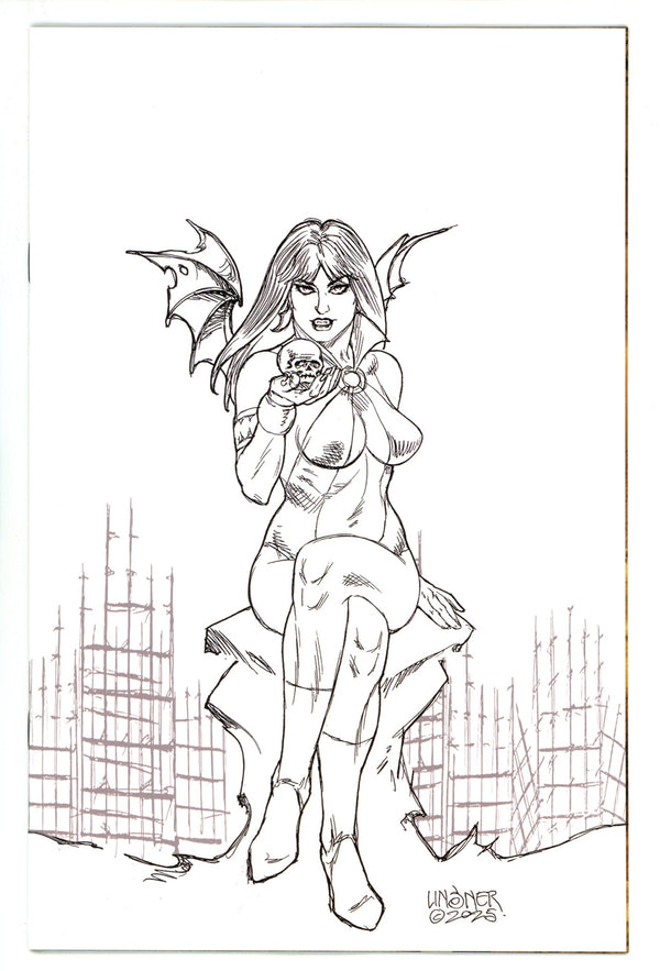 Vampirella Armageddon 1 Linsner B&W Virgin Incentive (2025)