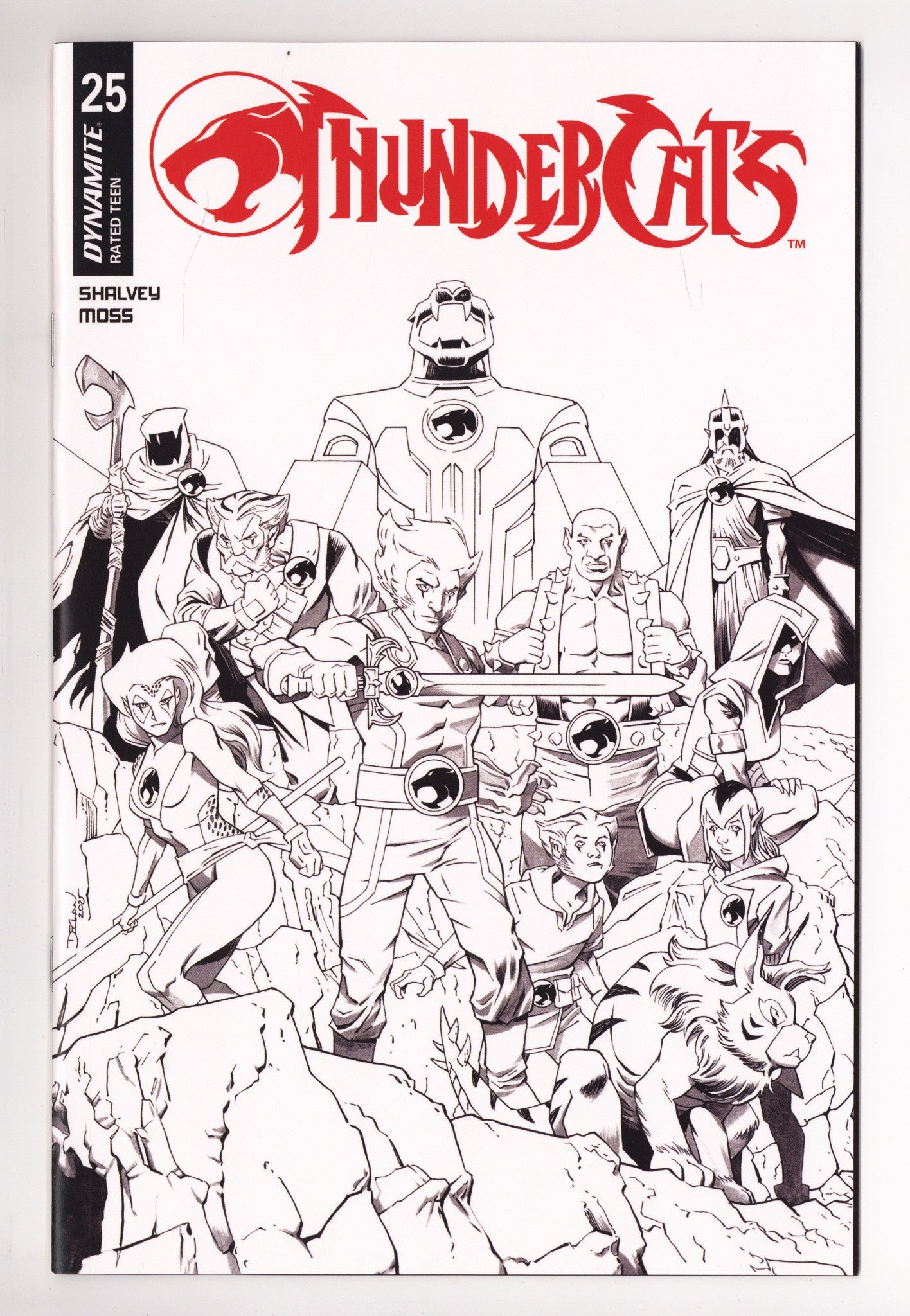 Thundercats 25 Shalvey B&W Variant (2026)