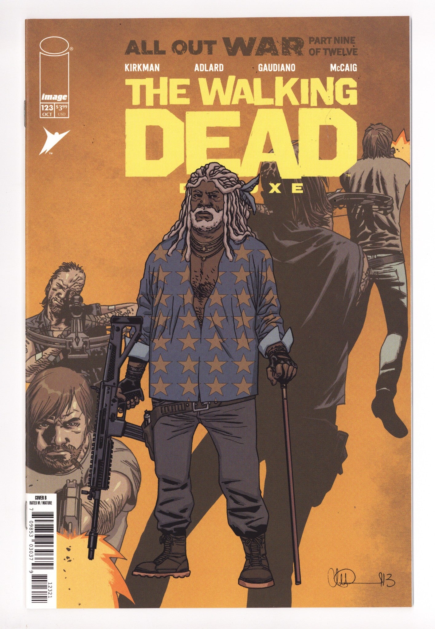 Walking Dead Deluxe  123 Adlard  Variant   (2025)