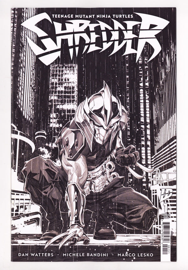 Teenage Mutant Ninja Turtles: Shredder 1 Ngu B&W Incentives NM (2025)