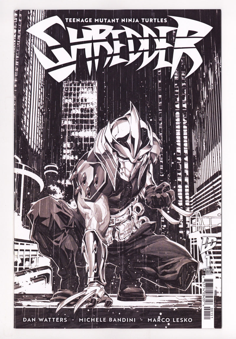 Teenage Mutant Ninja Turtles: Shredder 1 Ngu B&W Incentives NM (2025)