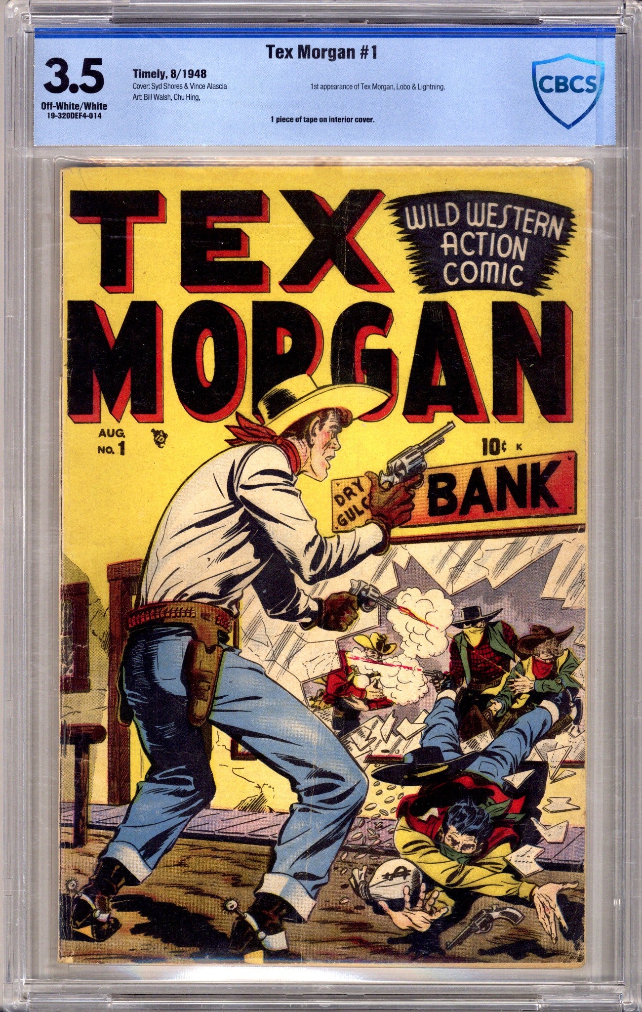 Tex Morgan 1 CBCS 3.5 (VG-) (1948)