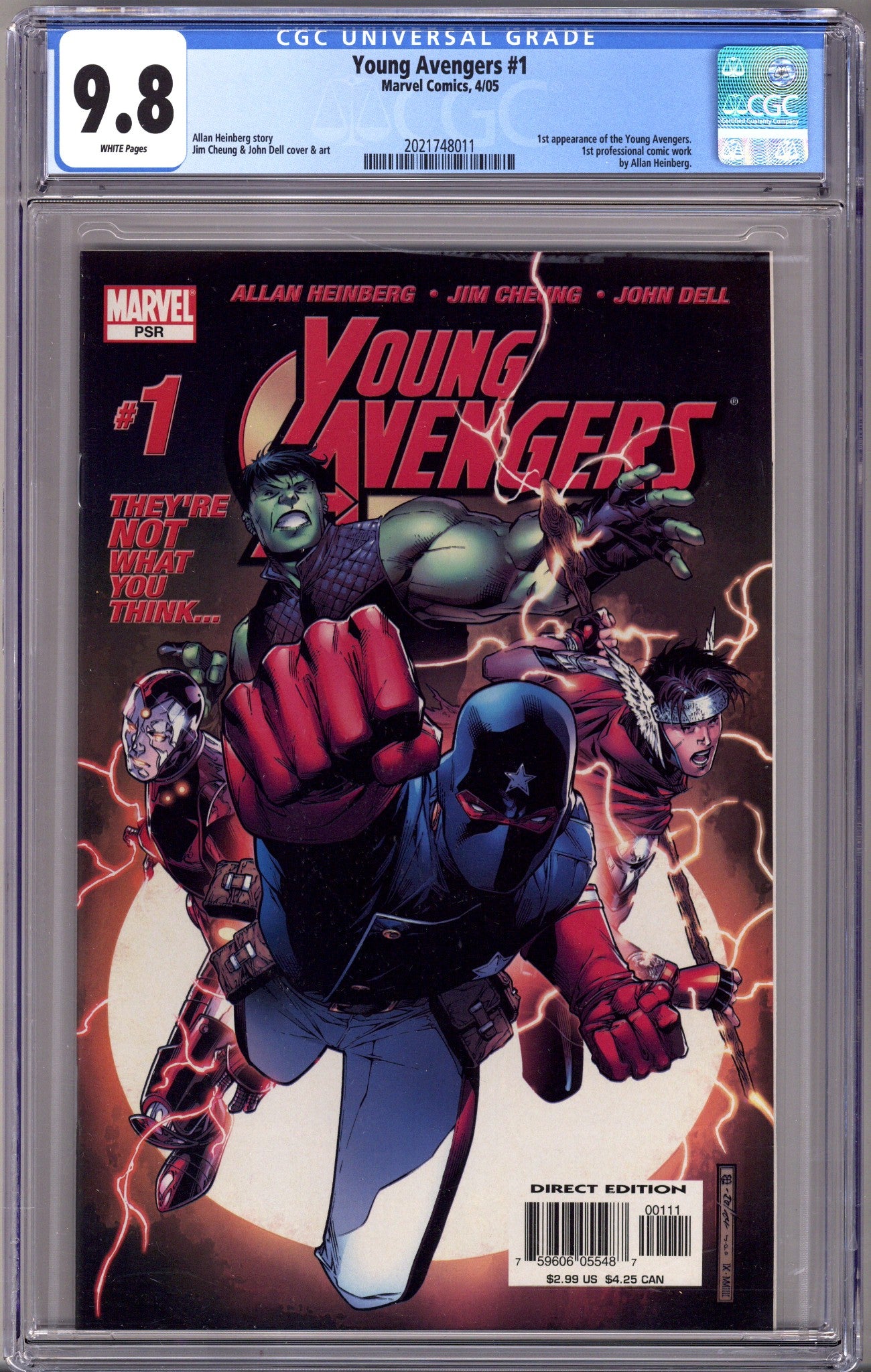 Young Avengers Vol 1 1 CGC 9.8 (NM/M) (2005) 