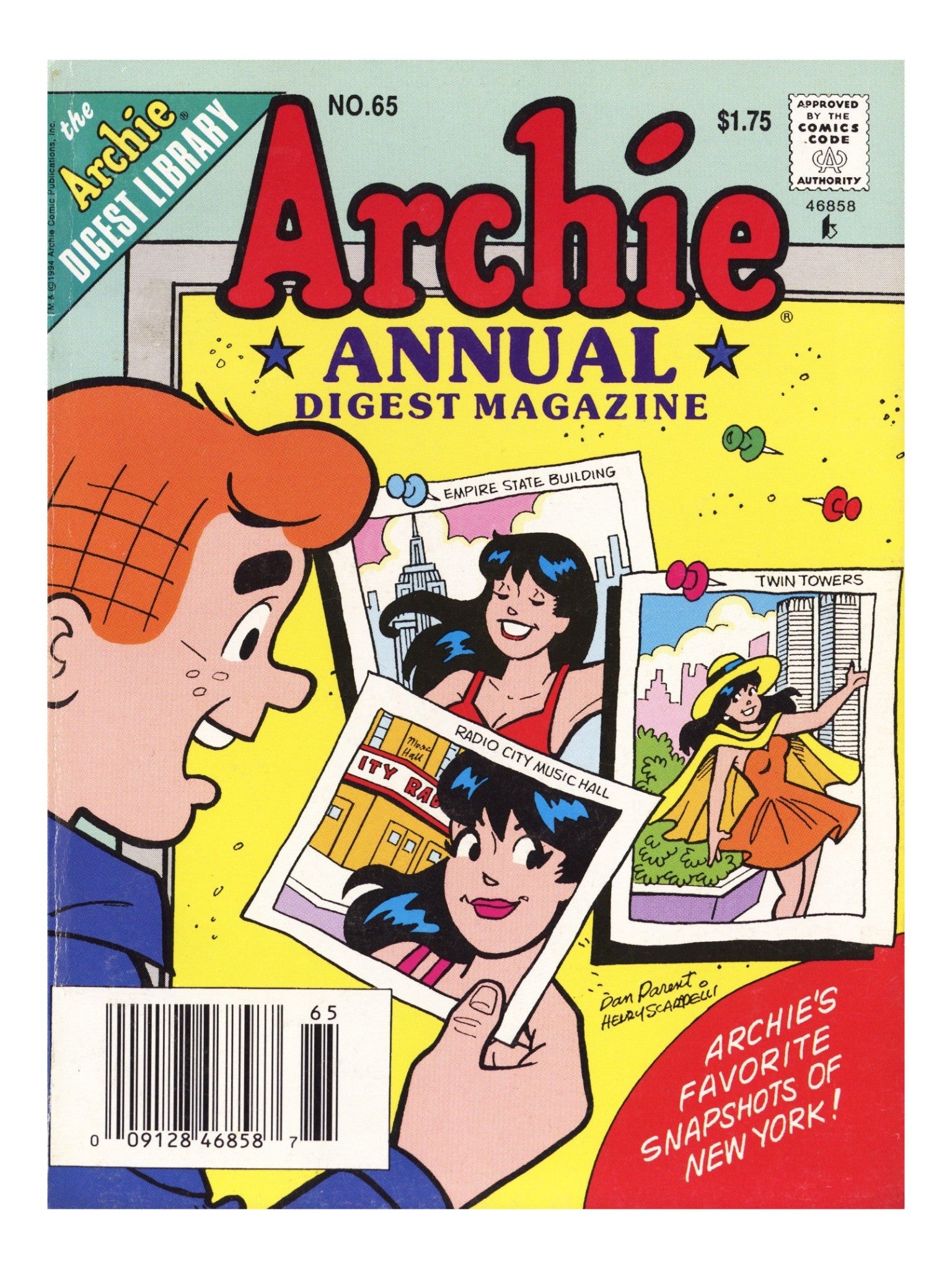 Archie Annual Digest 65 Mid Grade (1994) Newsstand 