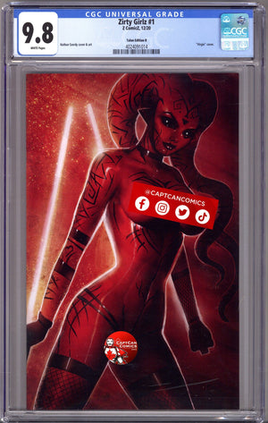 Zirty Girlz 1 CGC 9.8 (NM/M) (2020) Szerdy Risque Virgin Exclusive Variant