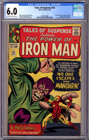 Tales of Suspense Vol 1 55 CGC 6.0 (FN) (1964)